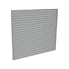 ProtectorAl 2000 x 1766mm Palladium Silver Aluminium Slat Screen Kit