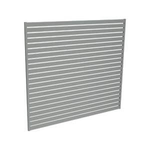 ProtectorAl 2000 x 1766mm Palladium Silver Aluminium Slat Screen Kit