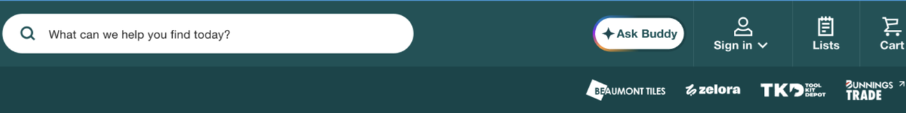screenshot of buddy location on website