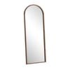 Oikiture 180x70cm Wooden Full Length Mirror Floor Mirrors Walnut