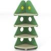 Costway Kids Bookshelf Christmas Tree Bookcase Corner Display Shelf