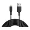 Anker PowerLine II USB-A to Lightning Cable (6ft/1.8m) - Black