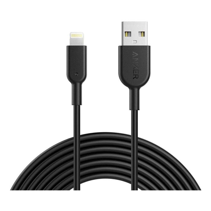 Anker PowerLine II USB-A to Lightning Cable (6ft/1.8m) - Black