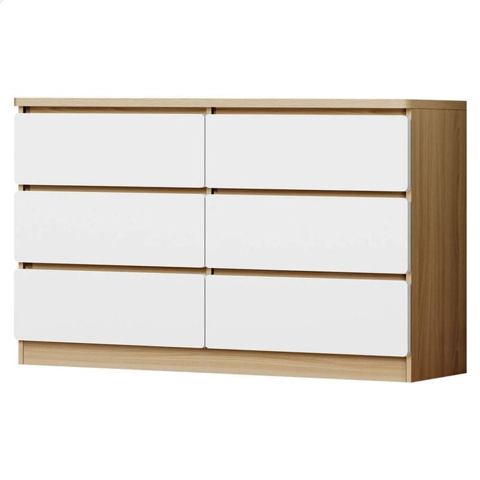 ALFORDSON 6 Chest of Drawers Storage Cabinet White/Wood