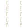 2PK Sea Pro 5 Squid Daisy Chain Offshore Trolling Lure 25.5x14cm - Lumo