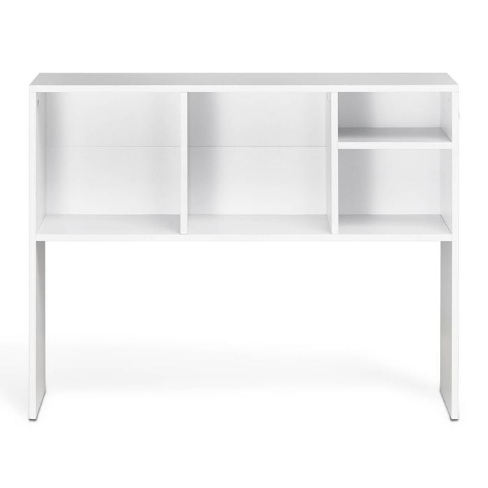 Vevor 94 X 24 X 73 Cm Desktop Bookshelf White 1 Tier With Anti-slip Feet Pads For Office Home