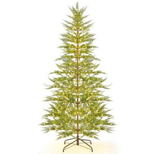 Costway 2.25m Simulated Cypress Christmas Tree Holiday Party Decor 540 Leds