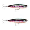 2x Rapala 13cm Precision Xtreme Pencil EXO Topwater Fishing Lures - Toman