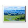 Grassland & Mountain in China  Print 100% Australian Made 120x90cm  (Poster)