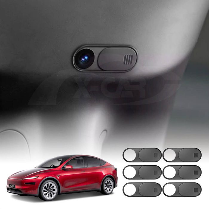 Slide Camera Cover for Tesla Model Y L 6-Seat 2026-Onwards Privacy Protector  6 Pcs Set