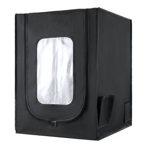 VEVOR 3D Printer Enclosure Black with Ventilation Dustproof Waterproof for Bambu Lab A1 Combo