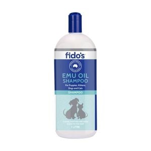 Fidos Pet Dog & Cat Grooming Washing Care Shampoo Emu Oil 1L