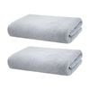 2PK Bambury Angove 600gsm Soft Absorbent Cotton Bath Towel 70x140cm Blue