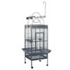 YES4PETS 174 cm Large Bird Budgie Cage Parrot Aviary With Metal Tray and Wheel Skirt