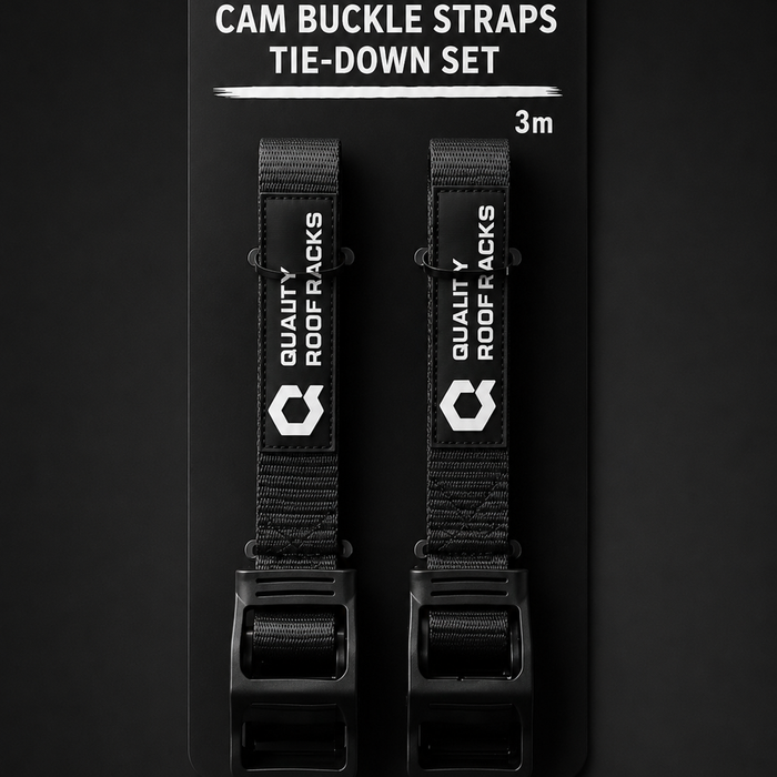 Cam Buckle Straps - Tie Down Set 3metres