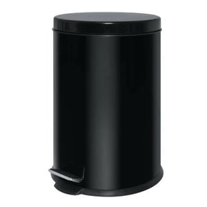 Bolero Pedal Bin Black 20l Commercial Kitchen Waste Rubbish Bin