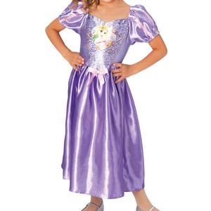 Disney Princess Sequined Rapunzel Girls Costume - 3-5
