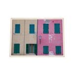 Galrie Stunning Siena Old Building Walls Fine Art Photography Print, Wood Frame, A2 42 x 60cm (16 x 24inch)