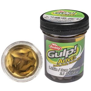 Berkley Gulp Alive 1.25" Smoke Tadpole Soft Plastic Fishing Lure