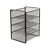 Flexi Storage Home Solutions 435 x 690 x 545mm Black 4 Wire Basket & Frame Kit