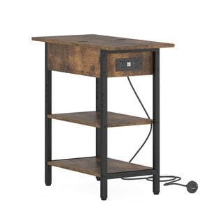 Ufurniture Side Table with Charging Station