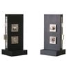 Sylvan Satin Nickel Square Double Turn Kit For Entrance Doors