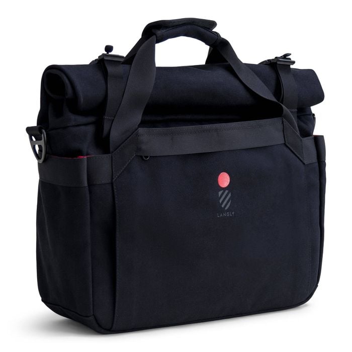 Langly X Leica Weekender Flight Bag With Camera Cube - Black