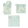 Bloomington Set of 3 Renee Cotton Cover Kitchen Textile Mint Green
