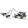 Startech.com Serial Adapter With 16550, 16c450 Uart - Dual-profile Plug-in Card - 1 - Pci Express X1