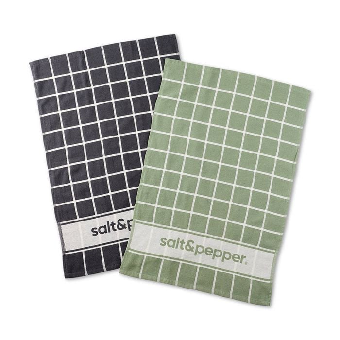 Salt & Pepper Signature Tea Towel 45x75cm - Set Of 2 - Shadow And Sage