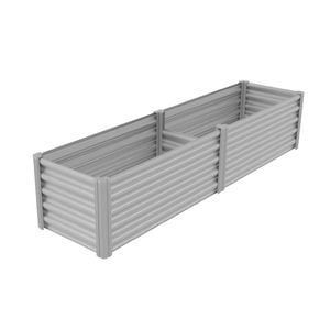 The Organic Garden Co 200 x 50 x 41cm Zincalume Raised Garden Bed