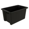 Handy Storage 70L Black Heavy Duty Crate 