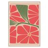 Galrie Stunning Modern Floral Art Print by Steve Simpson - Abstract Flower Design, Wood Frame, A0 84 x 119cm (33 x 47inch)