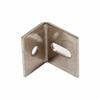 Hafele 21 x 17 x 25mm Angle Bracket With Slot - 12 Pack