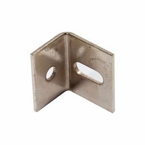 Hafele 21 x 17 x 25mm Angle Bracket With Slot - 12 Pack