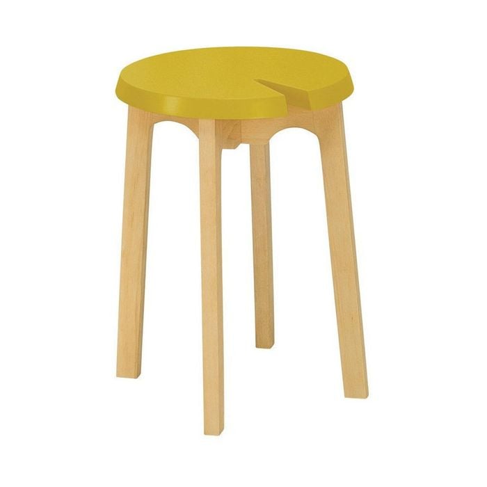 Modern Furniture CHEVIS 36x45cm Stool  - Olive Yellow