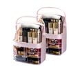 SOGA 2X 3 Tier Pink Countertop Cosmetic Storage Organiser