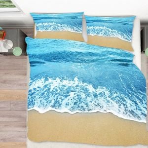 3D Sea Waves 266 Bed Pillowcases Quilt King Size