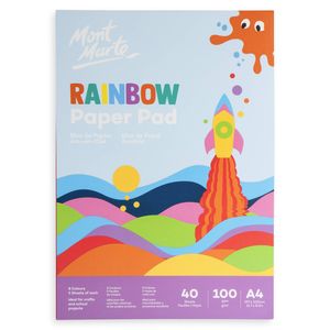 Mont Marte A4 Rainbow Paper Pad - 40 Sheets