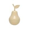 Rayell Amber Pear 20cm Sandalwood Scented Metal Soy Candle - Yellow
