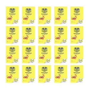 20x Spirax 160 Writing Book 33.5x24cm 64 Pages 24mm Dotted Thirds Yellow
