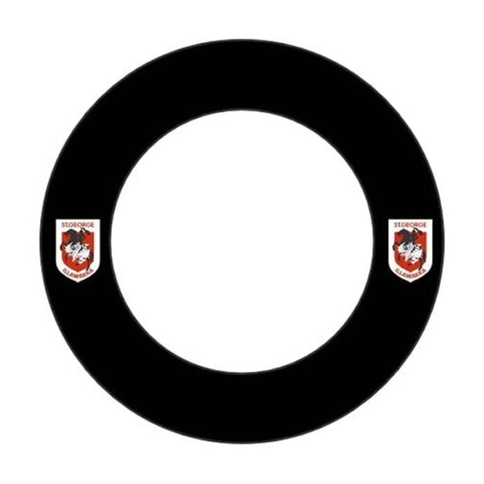 NRL Dragons Dartboard Surround St George Team Design Universal Fit