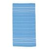 Light Blue and White Thin Turkish Beach Towel - 100cm x 160cm