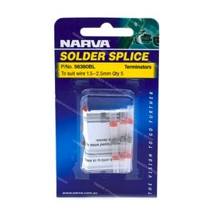 Narva 1.5mm Electrical Solder Splice Terminator - 2.5mm