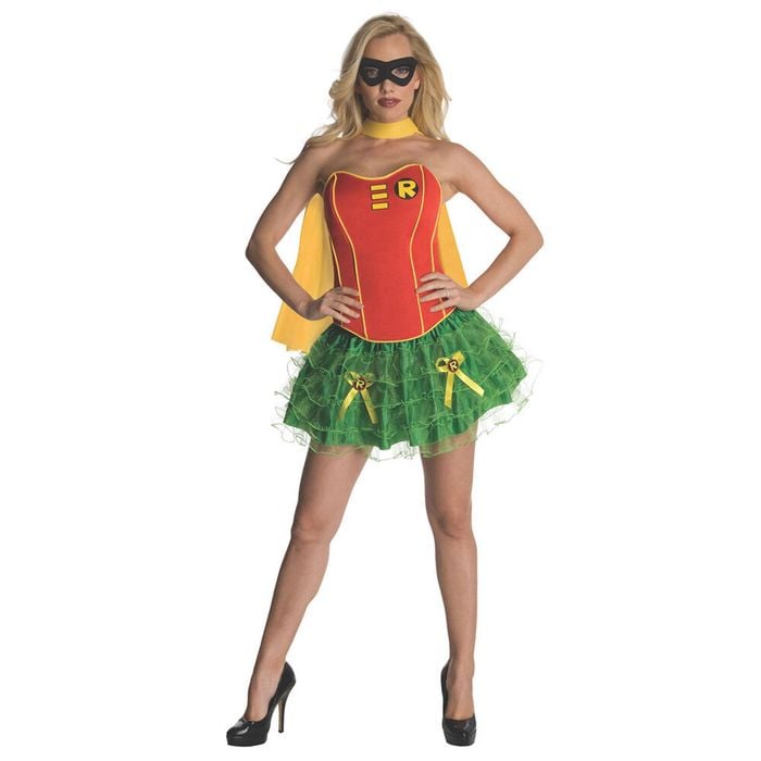 Dc Comics Robin Secret Wishes Corset/Skirt Womens Dress Up Costume Size XS
