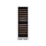Grand Cru Alpine White & Timber 166 DWT Wine Fridge - 166 Bottle Capacity