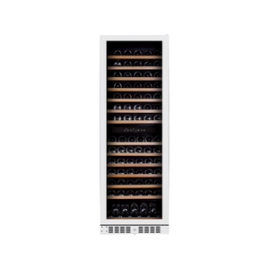 Grand Cru 166 DWT Wine Fridge (Alpine White & Timber) - 166 Bottle Capacity - Alpine White & Timber