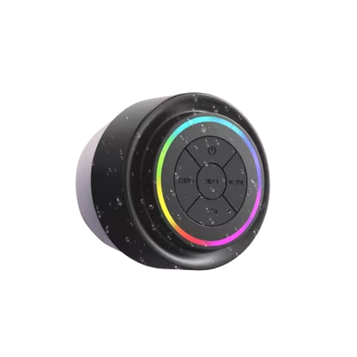 Wireless Speaker With Suction Cup & Led Lights