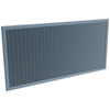 ProtectorAl 1001-2000W X 300-1000H Deep Ocean Aluminium Welded Louver Panel Vertical 5mm overlap