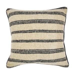 J.Elliot Home Savanna Cushion Pillow Household Decor 50x50x0.5cm Natural & Black